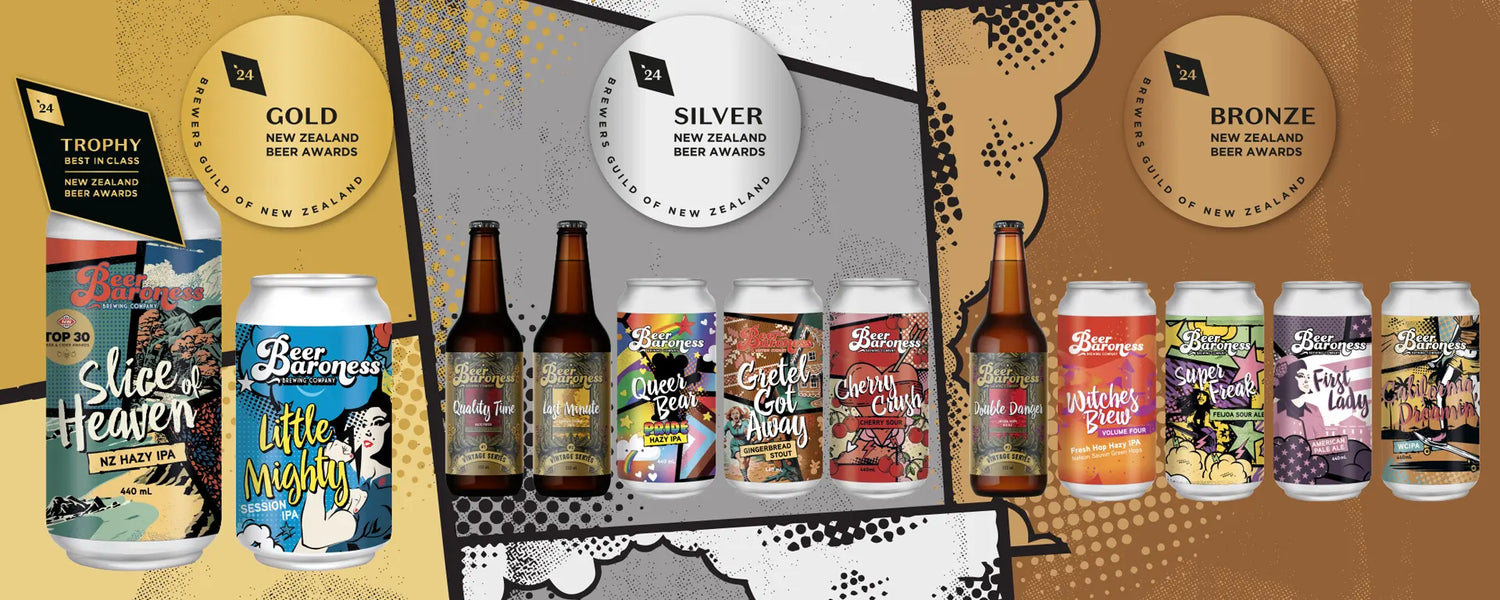 NZBG 2024 Awards - Trophy, Gold, Silver and Bronze